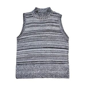 Vintage 80s/90s United States Sweaters Sleeveless Mock Neck Knit Sweater